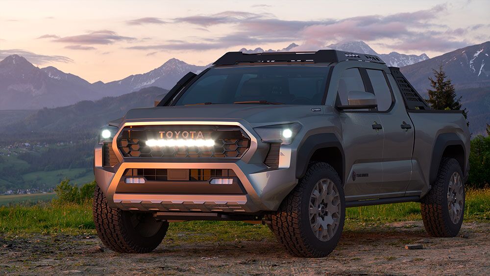 Premium custom-fit seat covers for Toyota Tacoma truck interior 2025